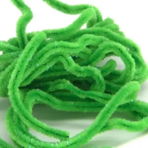 Cenový Hit Semperfli Šenylka Sparkle Worm Chenille Fl. Green 3mm