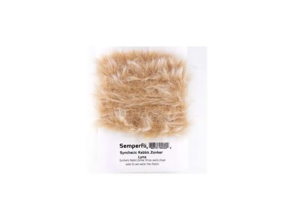 Oblíbený Semperfli Sytetické Proužky Králičí Kůže Synthetic Rabbit Zonker Strips Lynx