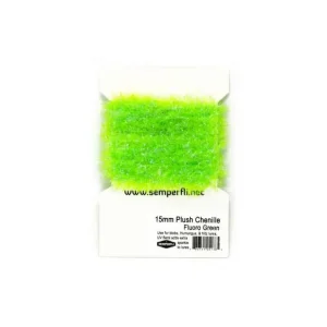 Akční Nabídka Semperfli Šenylka Plush Transluscent Chenille Fluoro Green 15mm