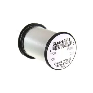 Akce Semperfli Nit Classic Waxed Thread 12/0 White