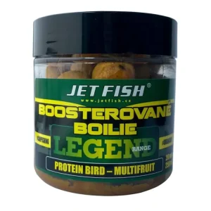 Bezpečná Platba Jet Fish Boosterované Boilie Legend Range Protein Bird Multifruit 250ml