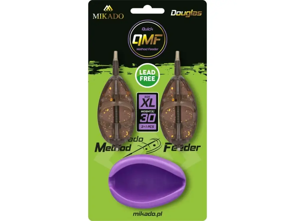 Ověřený Mikado Krmítko Method Feeder Douglas Q.M.F. Set XL Komplet + Formička