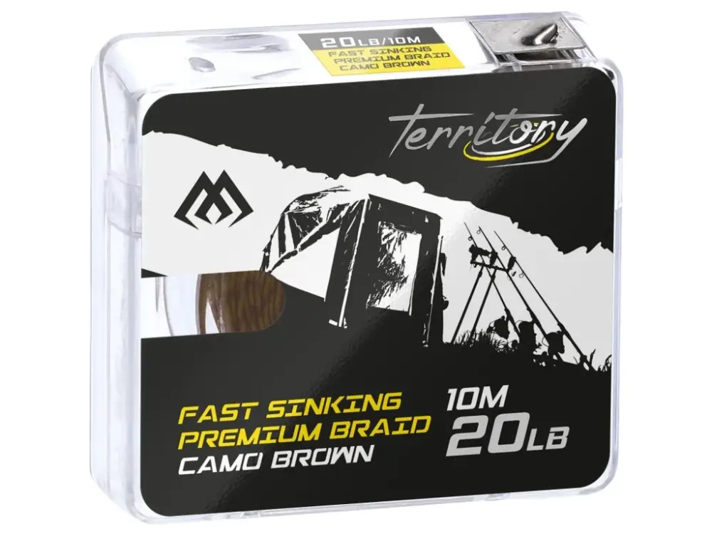 Sleva Mikado Šnůrka Fast Sinking Premium Braid Camo Brown 10m