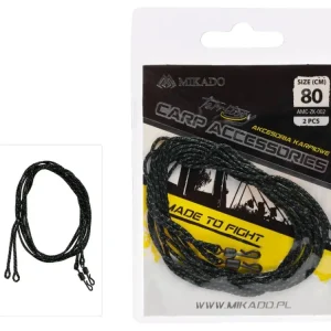 Akční Cena Mikado Hotový Návazec Helikoptéra Leadcore 80cm 2ks