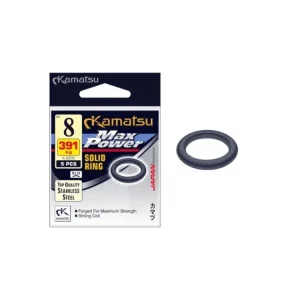 Značkový Kamatsu Kroužky Solid Ring MaxPower K-2200 BLN 5ks