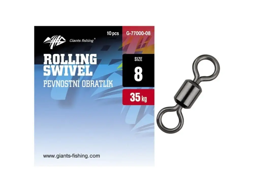 Giants Fishing Pevnostní Obratlík Rolling Swivel 10ks Ihned K Objednání