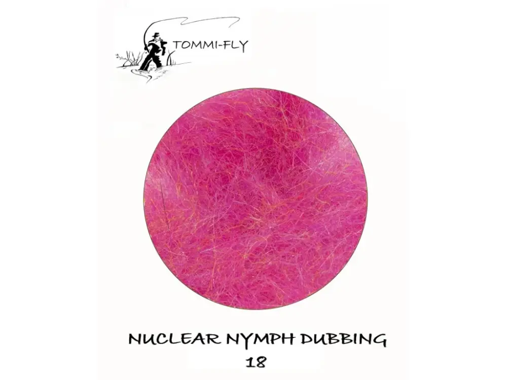 Tommi-Fly Dubbing Nuclear Nymph Dubbing Fluo Pink Vysoce Kvalitní