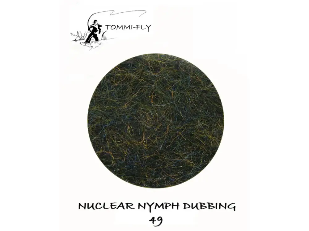Tommi-Fly Dubbing Nuclear Nymph Dubbing Orange Black Oblíbený