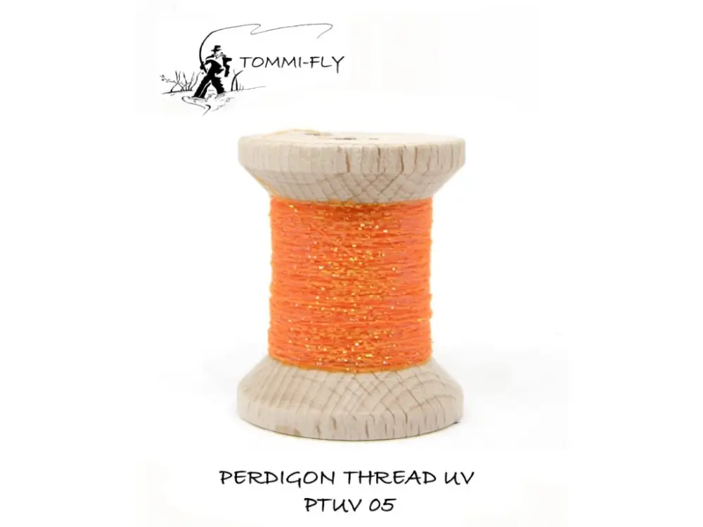 Tommi-Fly Nit UV Perdigon Thread Fluo Orange Rychlé Dodání