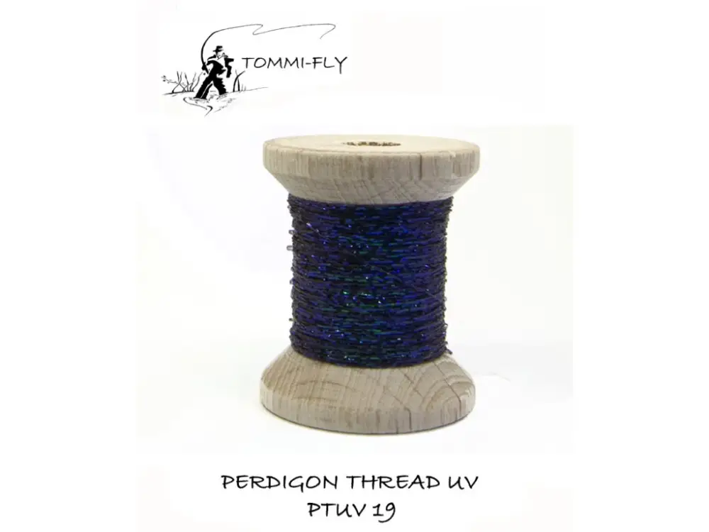 Tommi-Fly Nit UV Perdigon Thread Dark Brown Sezónní Sleva