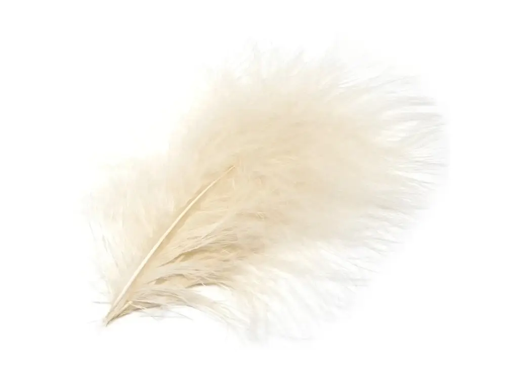 Sleva Tommi-Fly Peří Premium Marabou Světle Béžová