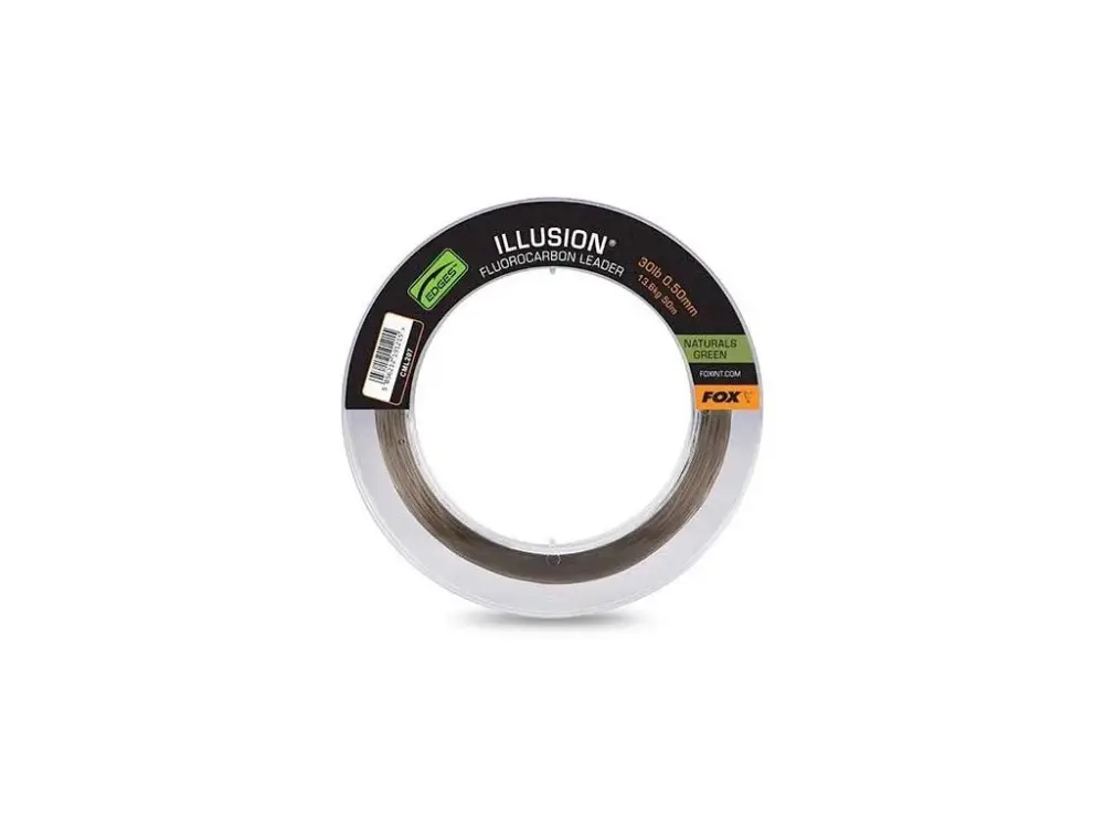 Novinka Fox Fluorocarbon Edges Illusion Leader Naturals Green 50m