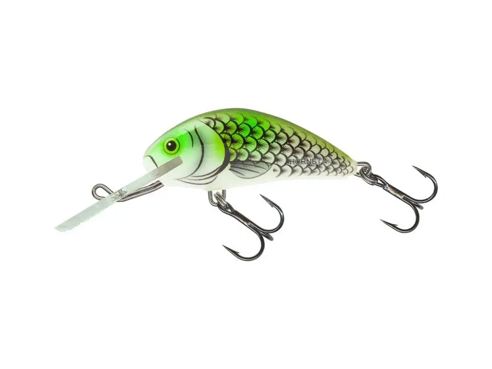 Cenový Hit Salmo Wobler Hornet Floating Olive Hot Spot