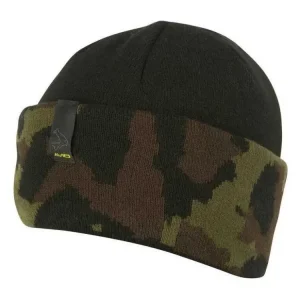 Avid Carp Čepice Black And Camo Beanie Přímo Od Výrobce
