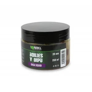 Jen Po Omezenou Doba Nikl Boilies v Dipu Giga Squid 250g