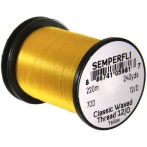 Semperfli Nit Classic Waxed Thread 12/0 Yellow Expresní Doručení