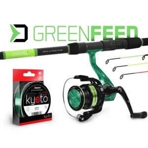 Výhodná Nabídka Delphin Prut Wasabi Feeder 3m 100g 3+3-díl + Naviják Zdarma