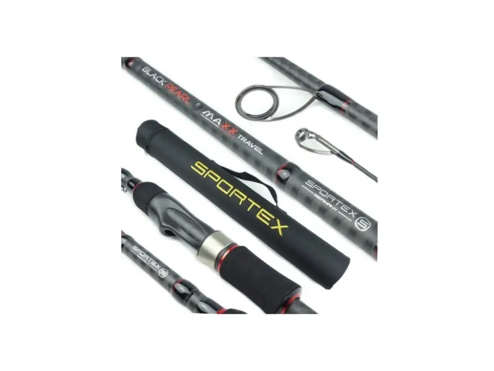 Vysoce Kvalitní Sportex Prut Black Pearl MAXX Travel 2,7m 24-74g 5-díl