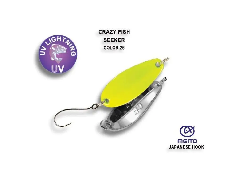 Crazy Fish Plandavka Seeker Barva 26 UV Cenová Bomba