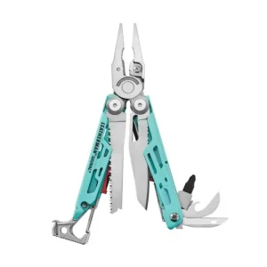Rychlé Dodání Leatherman Multifunkční Kleště Signal Aqua Stainless
