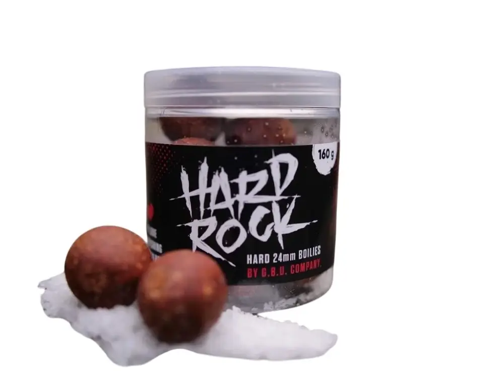 Nízká Cena G.B.U. Tvrzené Boilies V Mořské Soli Hard Rock Squid 77 160g