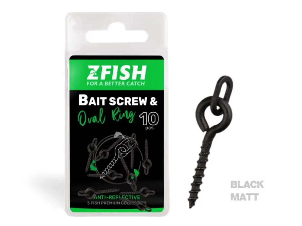 Hit Sezóny Zfish Vrtáček S Kroužkem Bait Screw & Oval Ring 10ks