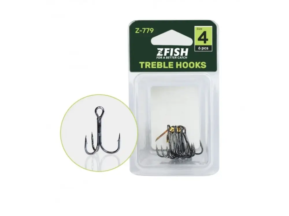 Zfish Trojháčky Treble Hooks Z-779 Pouze Dnes