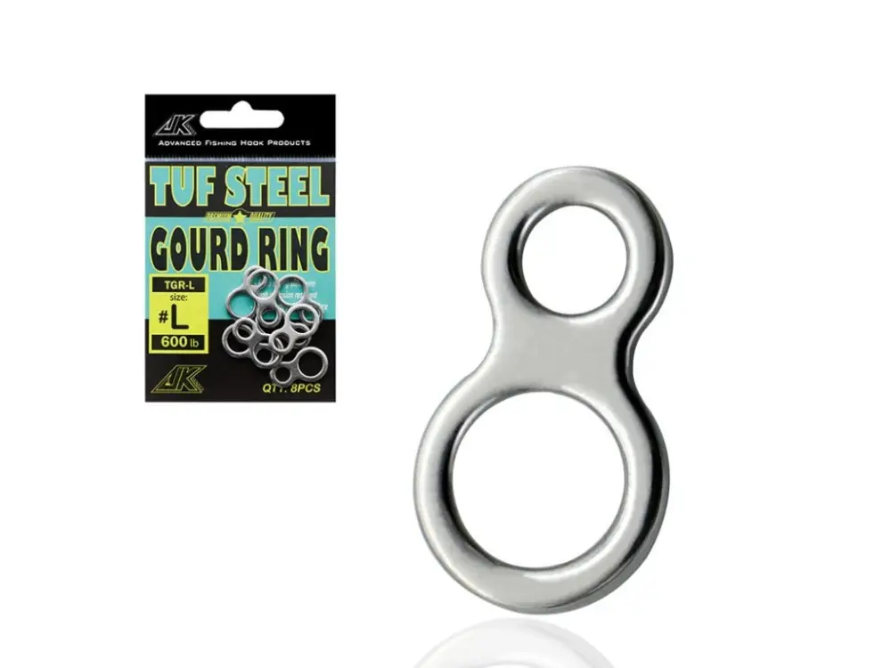 JK Fishing Kroužky TGR Heavy Type 304 Stainless Steel Dokud Zásoby Vydrží