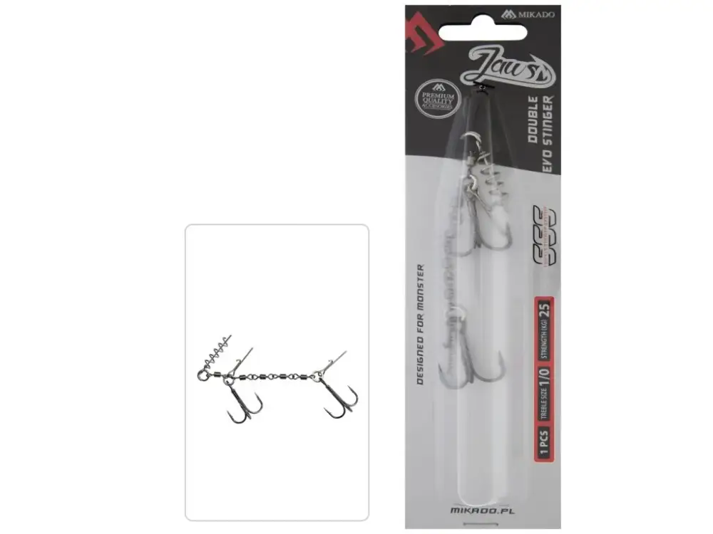 Mikado Stinger Jaws Double Evo Stinger Sleva