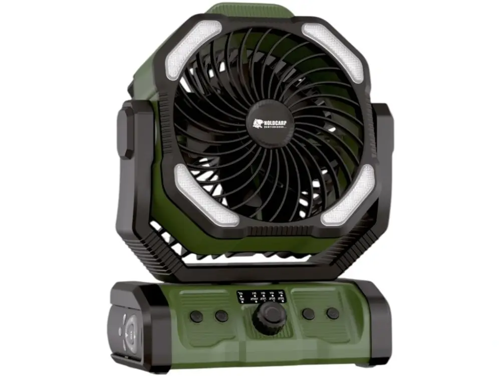 Dokud Zásoby Vydrží Holdcarp Dobíjecí Ventilátor Rechargeable DoubleMotor Fan