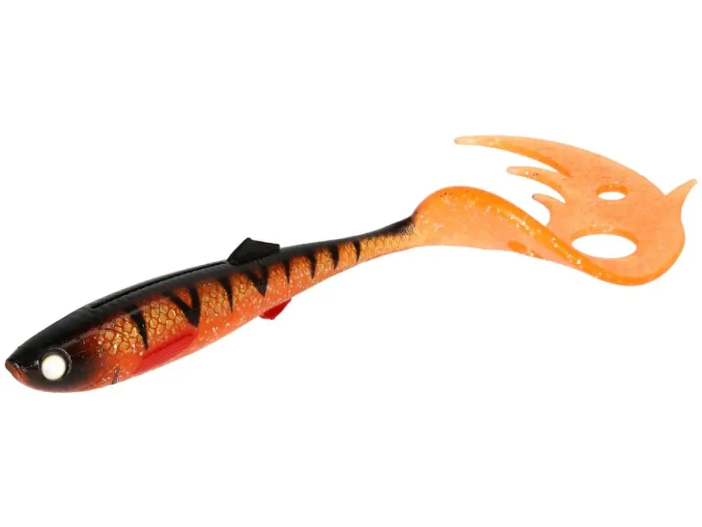 Vrácení Zdarma Mikado Gumová Nástraha Sicario Pike Tail Orange Perch