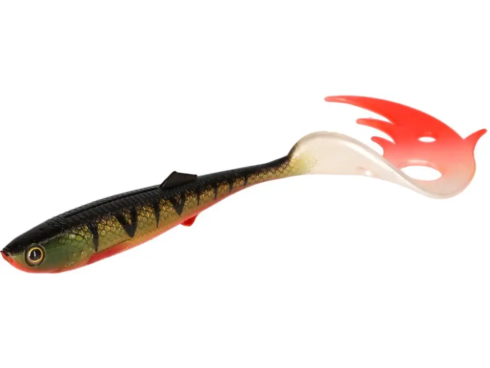Mikado Gumová Nástraha Sicario Pike Tail Perch Horká Nabídka