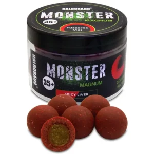 Kup Teď Haldorádó Plovoucí Boilie Pop-Up Boilies Monster Magnum Pikantní Játra 180g 35mm