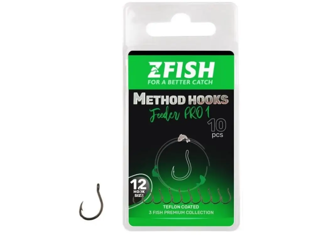 Přímo Od Výrobce Zfish Háčky Method Feeder Pro 1 10ks