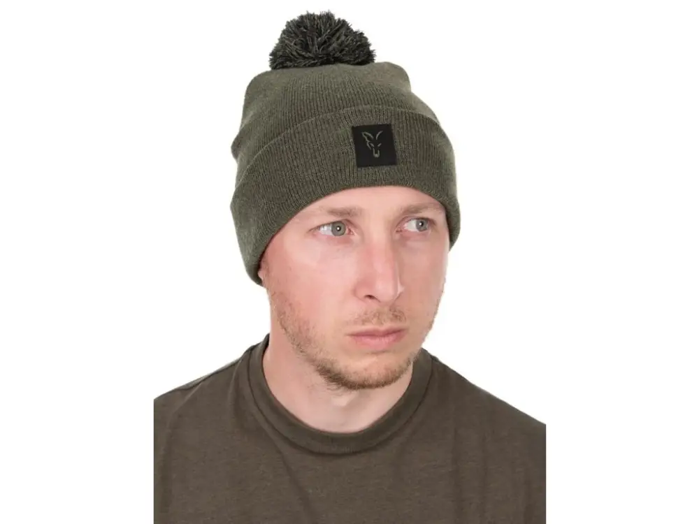 Levný Fox Čepice Collection Bobble Hat Green Black