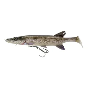 Hit Sezóny Savage Gear Gumová Nástraha 3D Pike Shad Slow Sinking White Pike