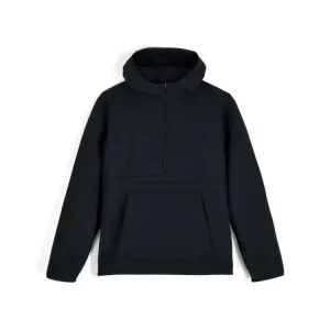 Levný Simms Mikina Strata 330 Half-Zip Hoody Black