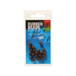 Víkendová Akce Giants Fishing Gumové Kuličky Rubber Beads Transparent Brown