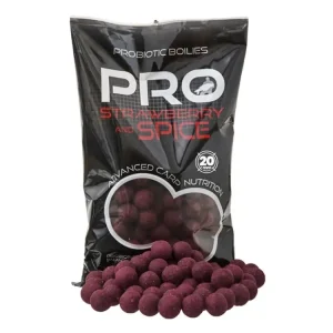 Starbaits Boilie Pro Strawberry Spice 800g Výprodej