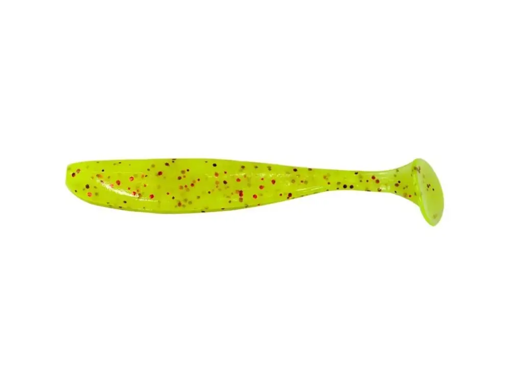 Vrácení Zdarma Keitech Gumová Nástraha Easy Shiner Chartereuse Red Flake
