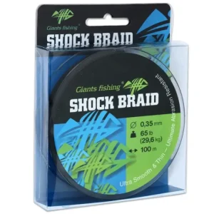 Giants Fishing Pletená Šňůra Shock Braid 100m Akce