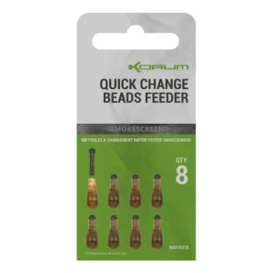 Finální Výprodej Korum Montáž Smokescreen Quick Change Beads 8ks