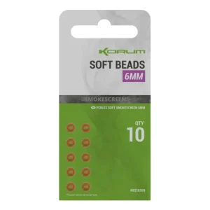 Korum Korálky Smokescreen Soft Beads 10ks Vysoce Kvalitní