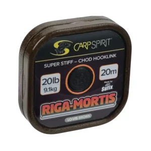Carp Spirit Návazcová Šňůra Riga Mortis Chod Hoolink Lo-Vis Brown 25lb 20m Nakupujte Hned