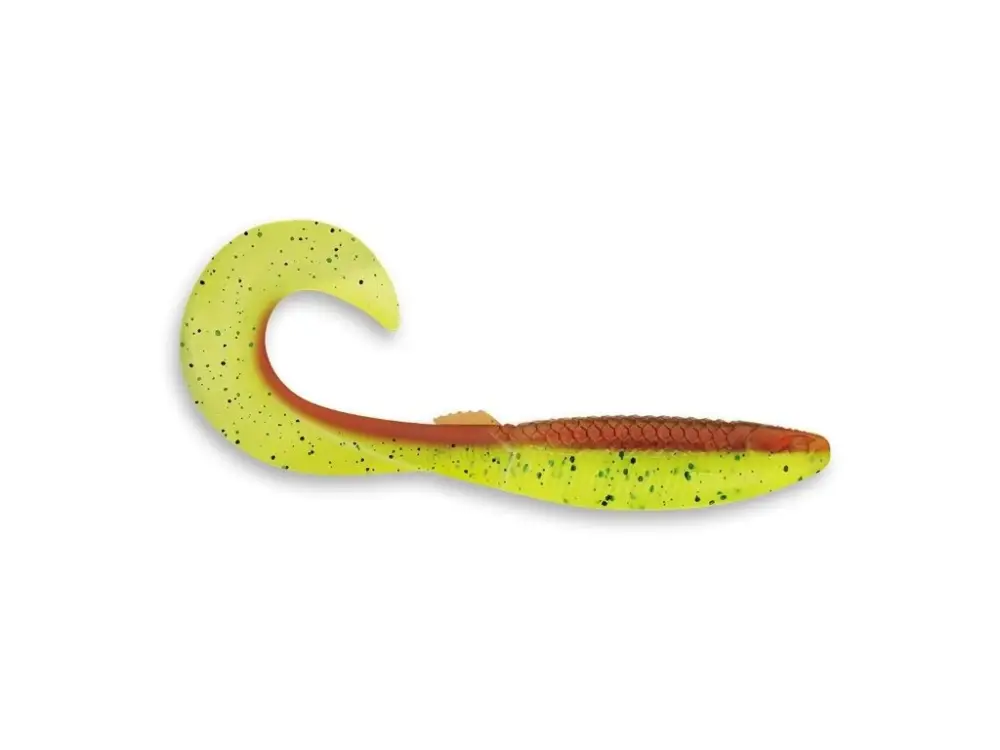 Ověřený Rapala Gumová Nástraha Crushcity The Curl Motor Oil Chartreuse