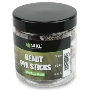 Časově Omezené Nikl Naplněné Punčochy Ready PVA Stick Scopex & Squid 20ks