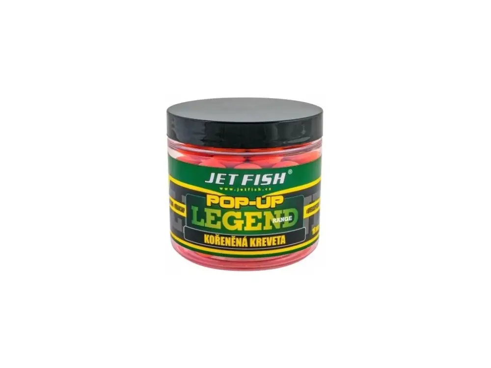Jet Fish Plovoucí Boilie Legend Range Kořeněná Kreveta Super Cena