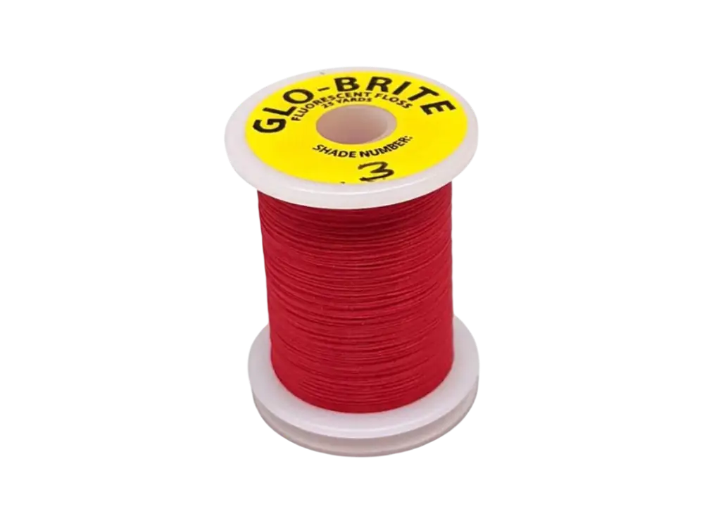 Přímo Od Výrobce Veniard Nit Glo-Brite Floss Neon 03 Crimson 25yd