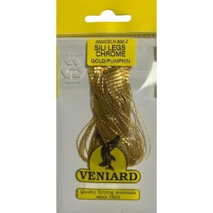 Autentický Veniard Silikonové Nožičky Sili legs Chrome Nymph Gold Pumpkin