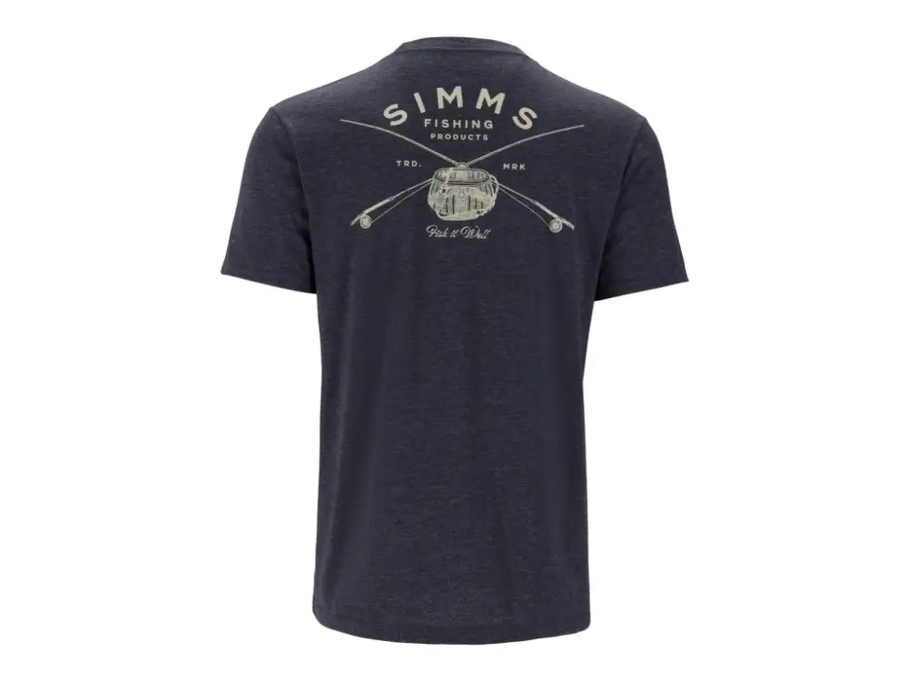 Aktuální Simms Tričko Classic Tackle T-Shirt Navy Heather